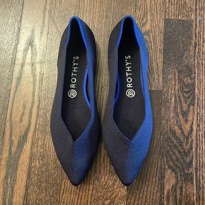 Rothy’s Navy Blue Point - never worn